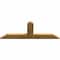 Ekena Millwork Portland Rough Sawn Timber Gable Bracket, Western Red Cedar, 60"W x 22"H x 2"D x 6"F, 9/12 Pitch GBW060X22X0206POR00RWR - alternate 2